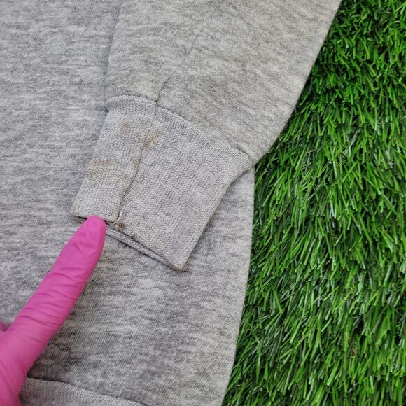 Vintage 90s Old-Ben Raglan Sweatshirt Womens XL 21x25 Gray - Picture 7 of 14